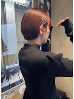 エディ(eddie)&nbsp;【eddie】丸みショート×赤髪