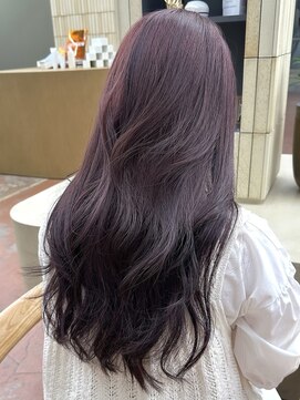 パークレーン アイス イヴェン(park lane ICI yeven) ブリーチなしダブルカラー ボルドー ワインレッド 暖色/momoka