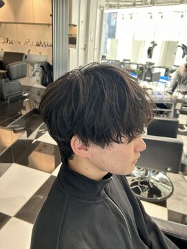 オーシャントーキョー(OCEAN TOKYO) メンズパーマツイスパ波巻きスパイラルマッシュセンターパート