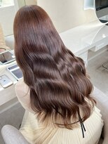 オズ 安積店(OZ)&nbsp;ダブルカラー外ハネボブインナーカラーハイライトケアブリーチ