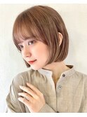 ボブ/ミニボブ/ナチュラル/髪質改善[stylist竹田]
