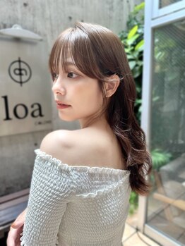 ソア 並木坂(Soa)の写真/顔まわりのカット技術はSoaにお任せください。自分でも簡単に再現性のある韓国スタイルを提供♪