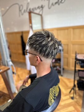 ラル 水戸県道50号店(Lalu.) ダークアッシュ/ニュアンスパーマ/韓国マッシュ/スペインカール