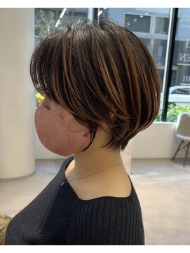 ネイロ 北千住(NeiRo) 大人ショートボブ丸みショートカットマッシュショート前髪あり