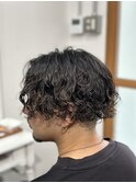 メンズボブパーマ