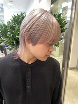 ジエクト ヴィシア(The Ect VIXIA) メンズハイトーン/エンドカラー/ミルクティー/マッシュウルフ