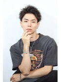 短髪 ツイストパーマ スパイキーショート