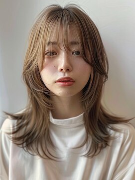 レヴ 草加店(LEV.) イメチェン　外ハネ　ボブ　美髪　ワイドバング　ブルーブラック