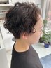 【女性】カット+最上級エアウェーブパーマ　￥15000