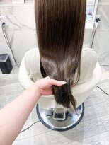 ミシェリー 新宿店(misherry)&nbsp;ダメージレス縮毛矯正×髪質改善カラーブリーチなしブラウン