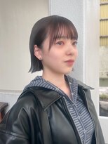 シュシュ 宜野湾店(chou chou)&nbsp;イメチェン/ホワイトブロンド/外ハネボブ/ワイドバング/宜野湾