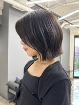 ジアン テラス(GIEN TERRASSE)&nbsp;外ハネボブ/切りっぱなしボブ/アッシュブラウン@重里