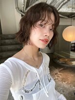 カシェ ナカザキ(CACHE NAKAZAKI)&nbsp;ラフウェーブボブ/ミディアム/アッシュ