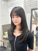 レガーレ(Legare) 【広島韓国ヘア】韓国レイヤーカット×ワンカールスタイリング