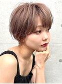 大人可愛いエアリーショートヘア