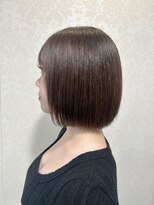 アンジェロ カリノ(Angelo Carino)&nbsp;【内巻き】切りっぱなしボブ/ストレート/ショコラブラウン