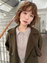 トリッカ 銀座(tricca)&nbsp;ボブパーマ/顔まわりレイヤー/シャギー/外はねボブ