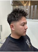 癖毛風パーマ