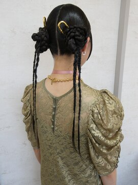 エクラートリュクス 津田沼(ECLART Luxe) お呼ばれアレンジ＊ツインアレンジ