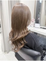 ロチカバイドールヘアー 心斎橋(Rotika by Doll hair) ブリーチなしダブルカラーで叶うオリーブベージュ