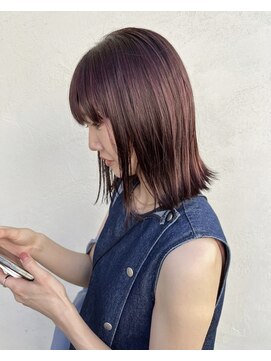 ファヴォリ(favori) 【favori 自由が丘】パープルカラー 大人ミディ イルミナカラー