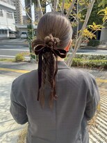 ルトワフクロマチ(Lutowa Fukuromachi) ダークパープル/ナチュラルショート/夏のヘアアレンジ/袋町