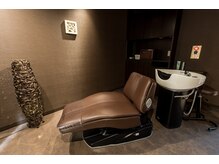 ビークス 新保店(BEECX)の雰囲気（ゆったりシャンプースペース♪フルフラットでリラックス◎）