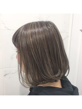 レイドバック(LAID BACK) 【LAIDBACK 代官山】グレージュ×大人ハイライトで外国人風