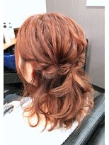 アミューズ(amuse)&nbsp;ふわふわハーフアップｂｙカットハウスアン