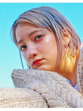 ソルトウォーター(SALT WATER) 外国人風ハイトーンミニマムボブ