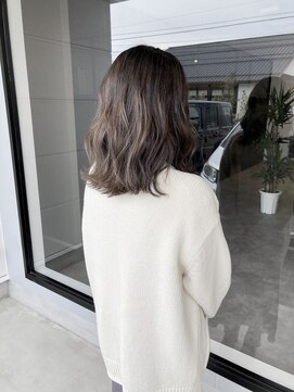 ナンバー(number+) 20代30代40代髪質改善カラーミルフィーユ透明感耳掛け小顔