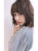 ネイロ 錦糸町(NeiRo)&nbsp;前髪カタログくびれミディイヤリングカラーラベンダーカラー