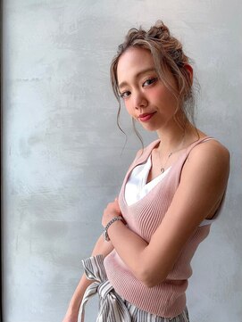 オースティン 調布アミックス(AUSTIN) 大人かわいい前髪セシルカットココアブラウンフリンジウェーブ