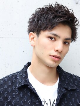 ネイビー(NAVY) スパイクカールショート