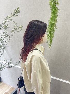 ケイ(KK) インナーカラー【縮毛矯正/髪質改善/酸性ストレート】