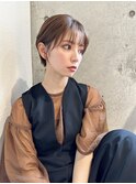 耳掛け簡単スタイリング/大人ショートボブ