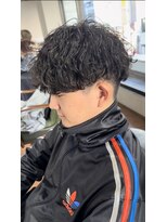 ヘア ライフ ワイレア(HAIR LIFE Wailea)&nbsp;刈り上げマッシュ×波巻きスパイラルパーマ