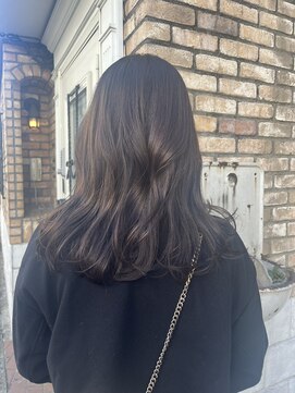 ロイジー(roijir) 表参道roijir 艶々ミディアム×ミルクグレージュ