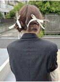 【keen×刈谷】ツインお団子リボンアレンジ