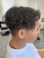 フゥ 宇都宮(FeU) 波巻きパーマメンズパーマメンズヘアツーブロックツイストパーマ