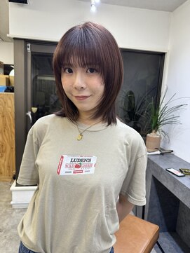 ネルケ 立川(nelke) ウルフボブ　ウルフカット　レイヤーカット　くびれヘア