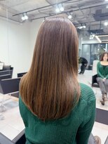 ファンナギンザ(FaNNa ginza) フェイスレイヤー/ブリーチなしカラー/グレージュ/髪質改善/小顔