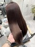 トレンドカット+髪質改善ストレートパーマ+marbbスパ
