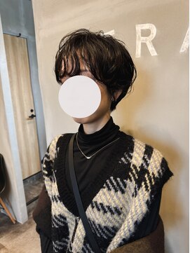 フレーム なんば店(FRAME) ◯ニュアンスパーマ　×  ショート