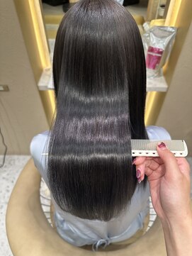 プアメリア 名古屋(Puamelia) 透明感カラー/ダークグレージュ/ケアカラー/髪質改善