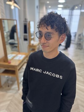 フロラクロマ 上通NEWS裏(FLORACHROMA) メンズショートパーマ