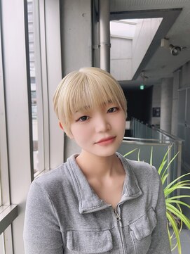 ガルボヘアー 名古屋栄店(garbo hair) #ブリーチ#ブロンド#ハイトーン#抜きっぱなし#10代#20代