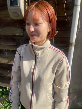 フォークロア 本店(Folk Lore) ピンクベージュボブ