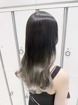 ビブ(VIV) グラデーションカラー/シルバー/グレージュ/バレイヤージュ