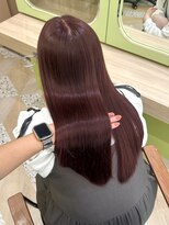 イオエ 西梅田(ioe)&nbsp;ブリーチなしカラー／髪質改善/ミルクティーベージュ/小顔へア